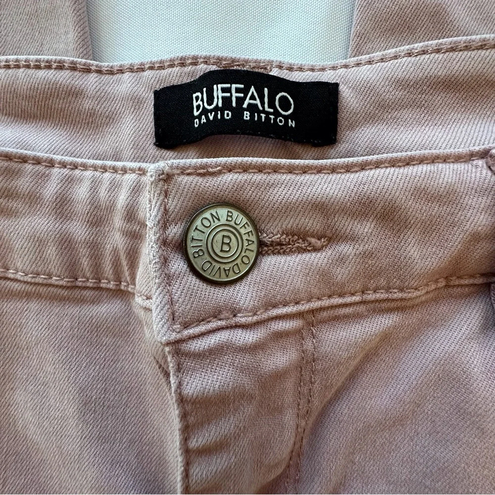 Buffalo David Bitton‎ Avalon mid rise ankle skinny light pink jeans women’s 6 - Picture 2 of 14